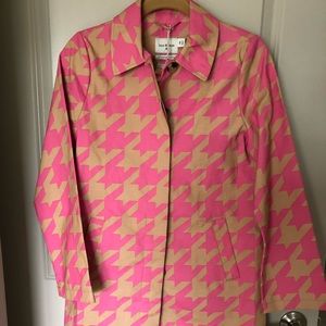 Houndstooth trench/raincoat